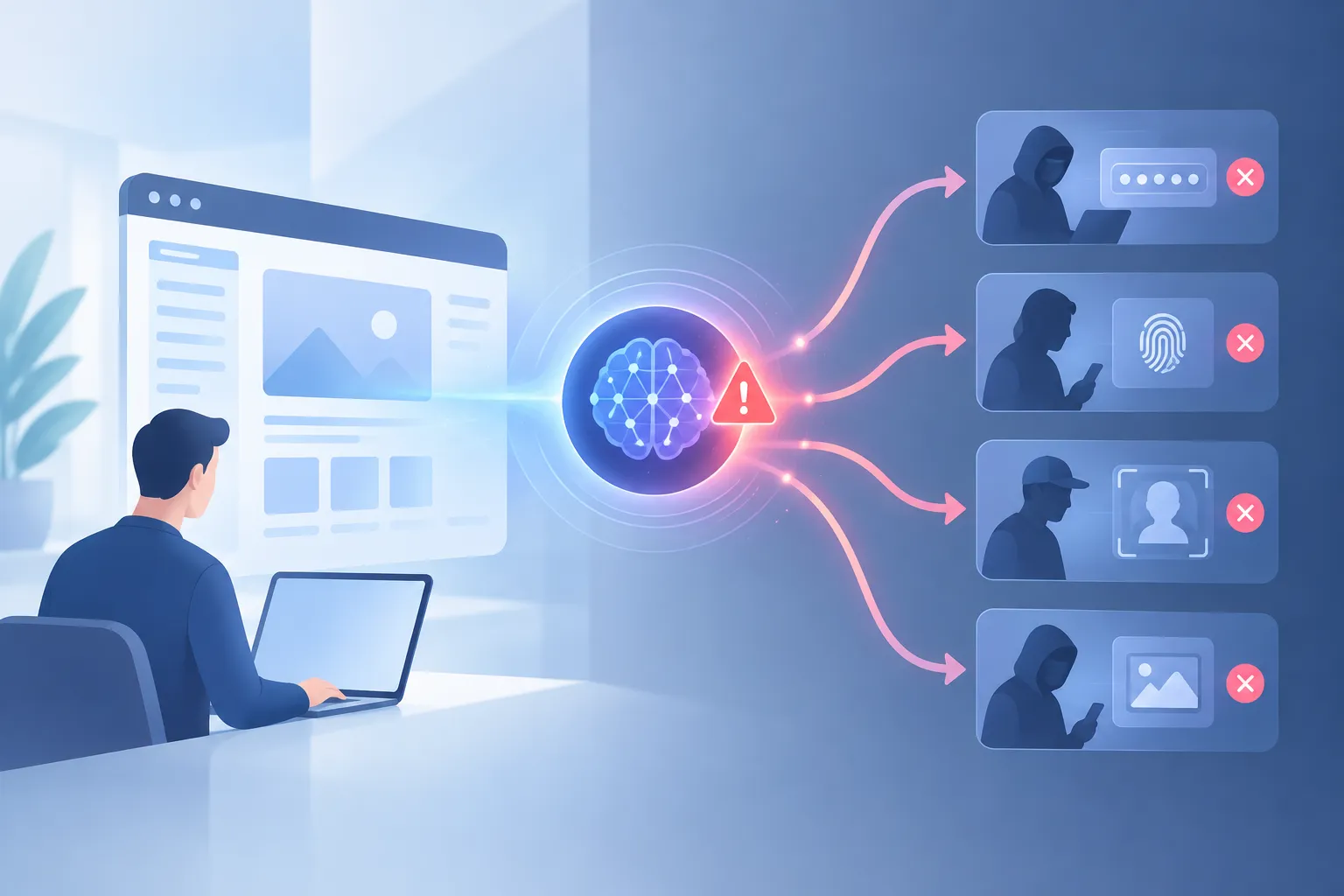 An abstract web application and early recognition signal lead to branching, incomplete verification paths.